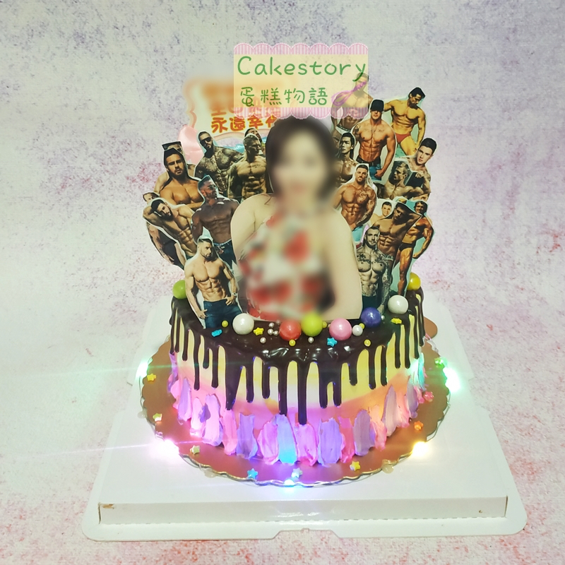 L83. 猛男相片蛋糕