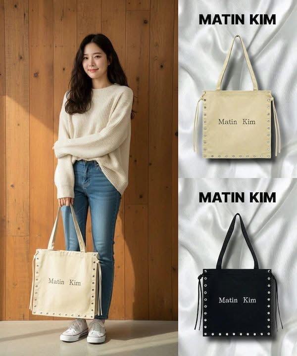 $108隻。韓國🇰🇷Matin Kim💖鉚釘Eco Bag