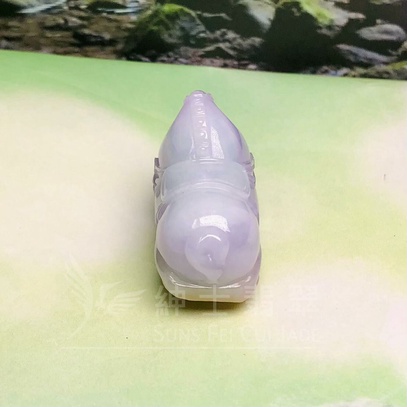 濃紫桃紅春三色唐馬擺件