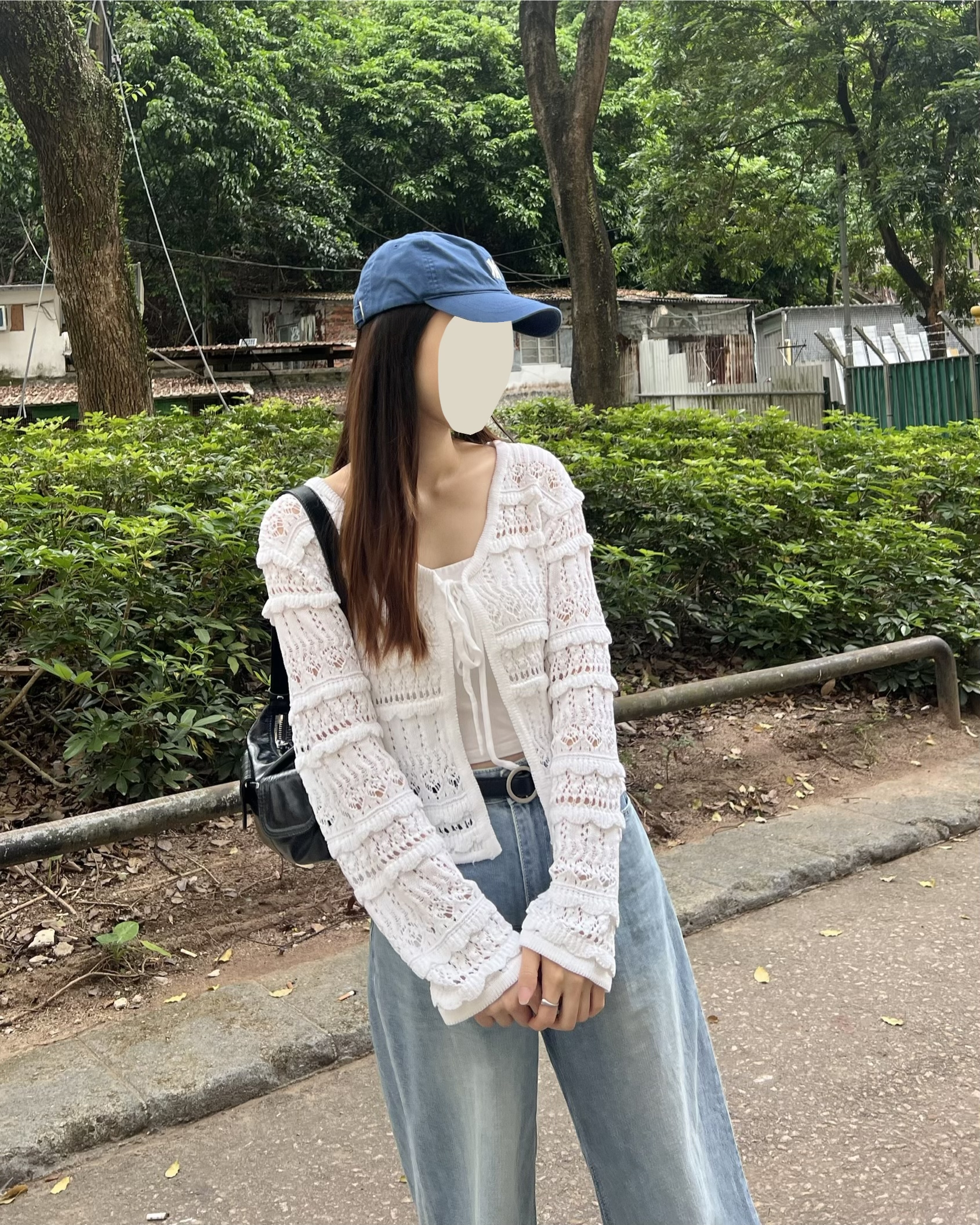 椰子千層雪花冰鏤空外搭 現貨