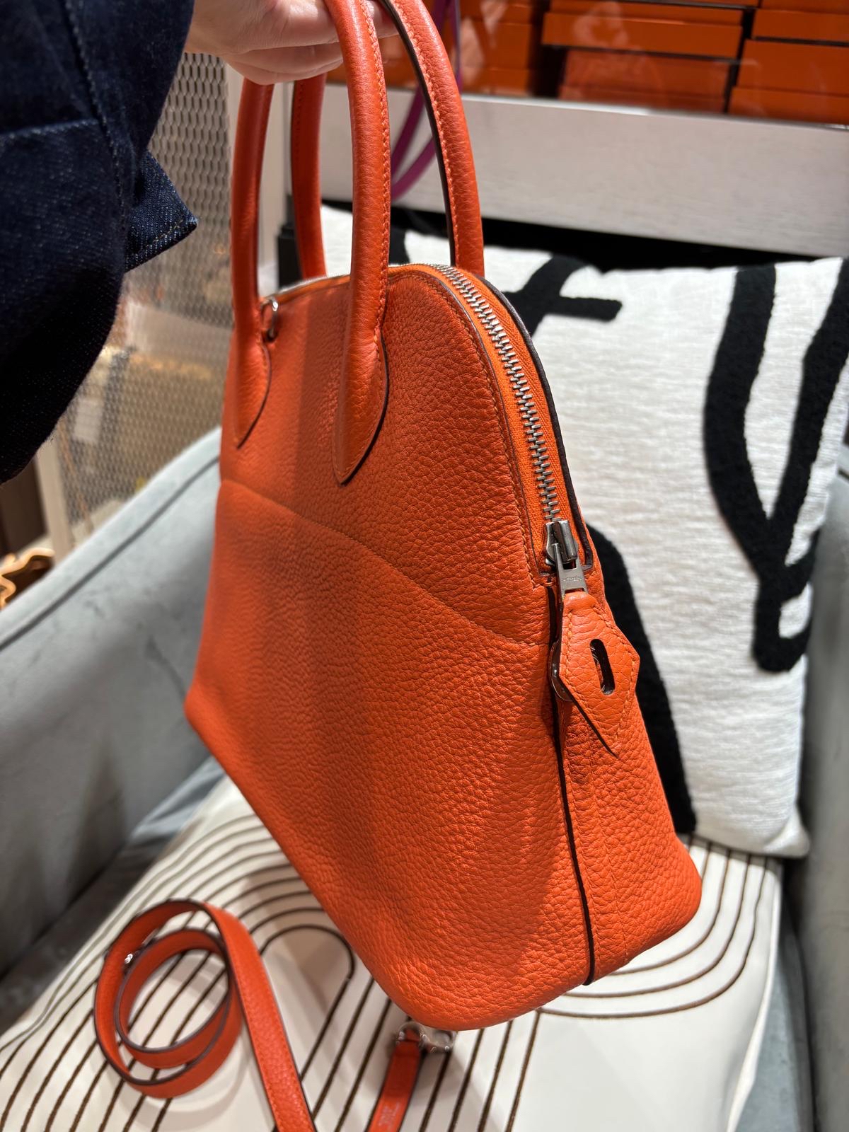 Hermes bolide 31,STAMP T ,100%Authentic ,95%new ✅收據✅key pad✅Dust bag