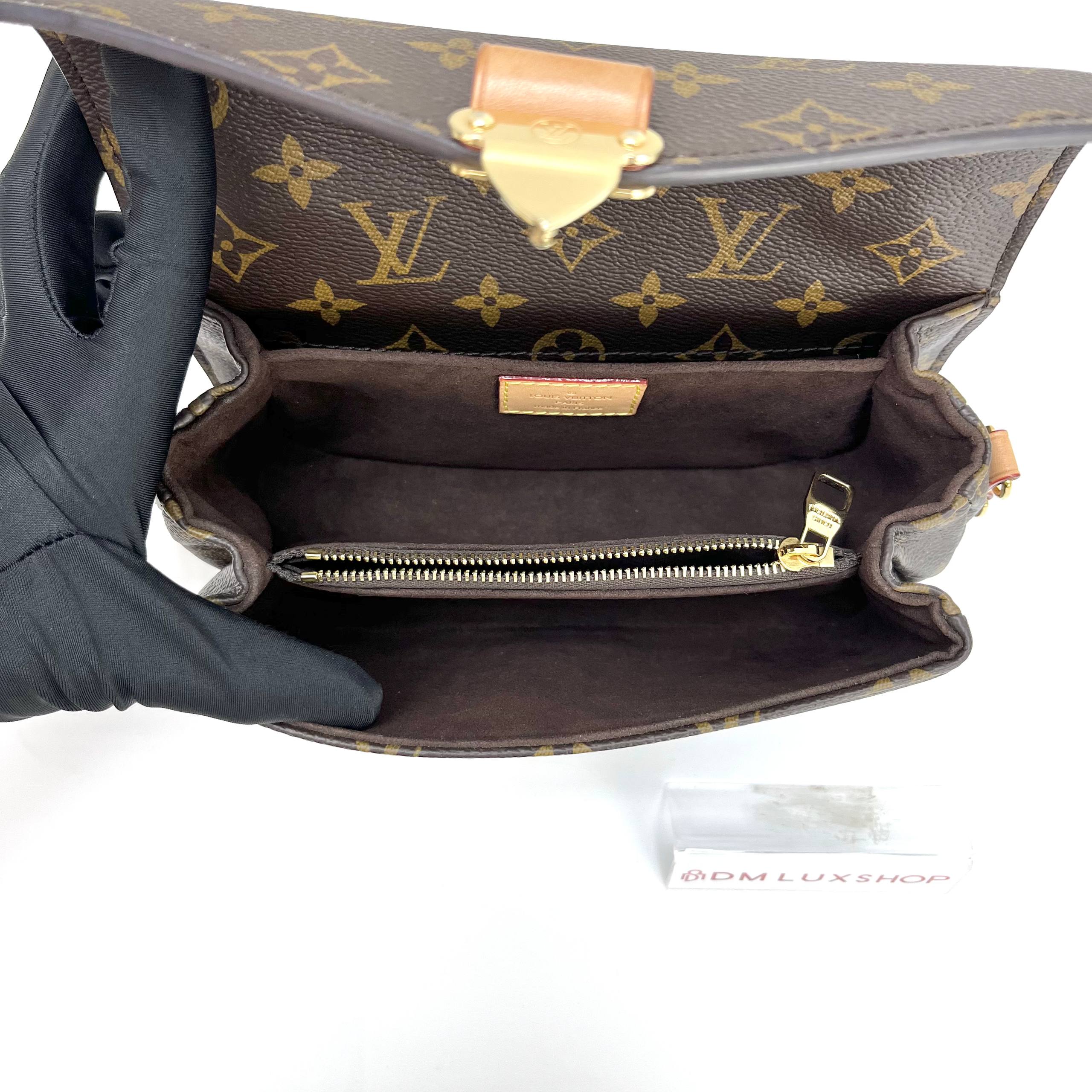 LV Monogram Pochette Metis East West GHW