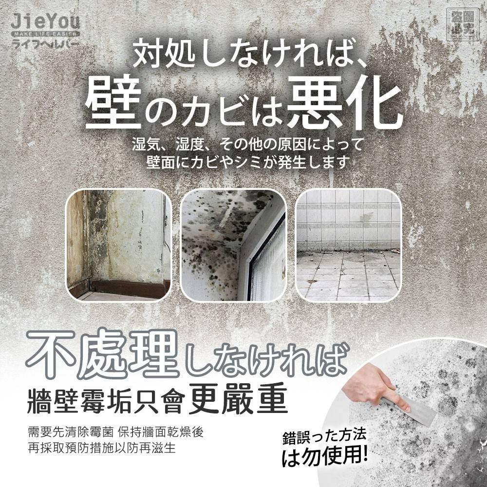 日本JieYou-牆體深層除霉噴劑500ml