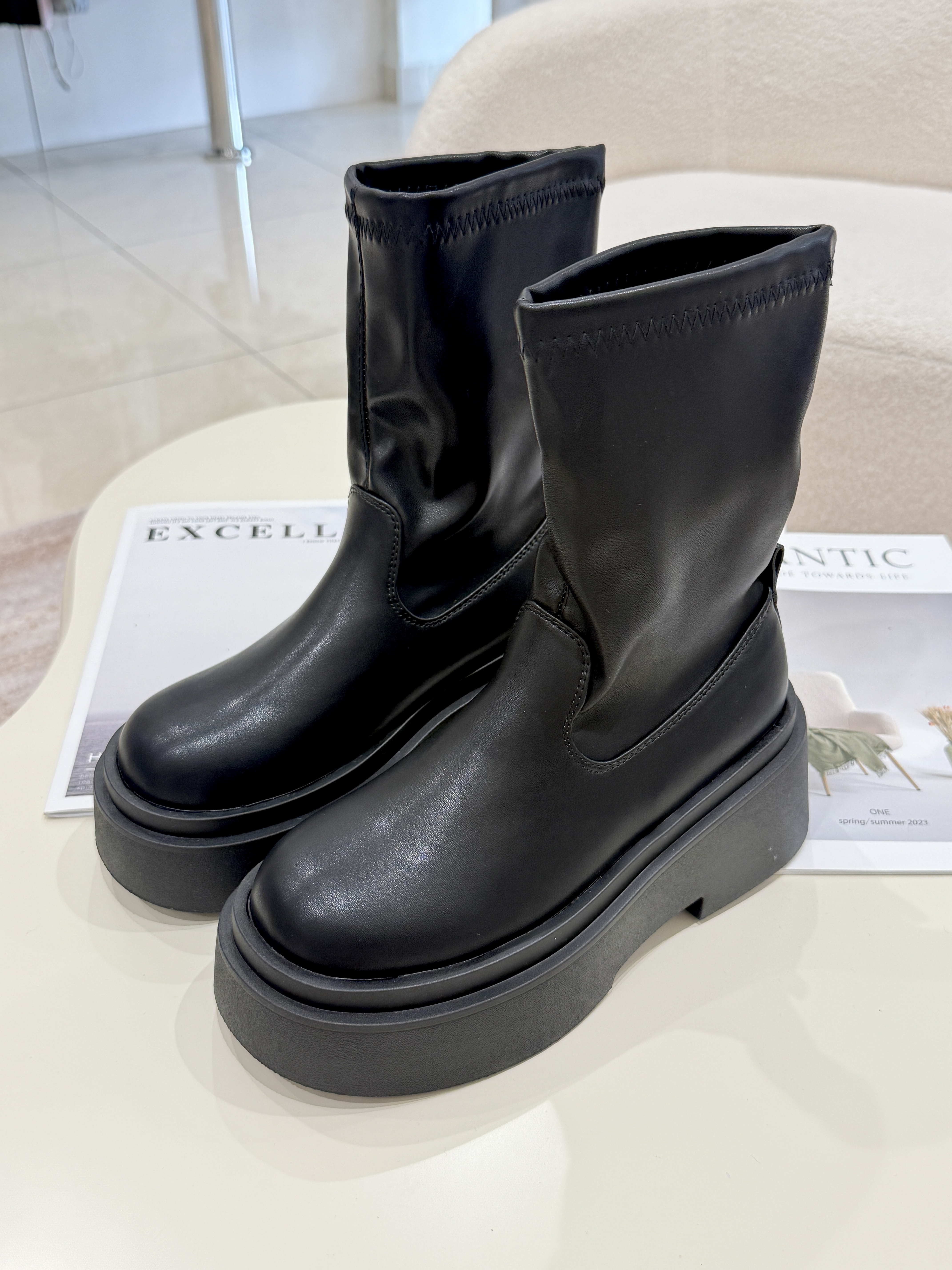 TA17 秋冬中筒靴