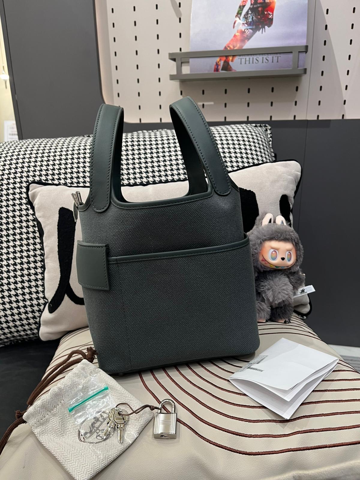 全新 Hermes Picotin 18 cargo,STAMP K, Vert mangrove 100%Authentic ,100%new全新貨品 ✅收據✅key lock✅dust bag✅box 