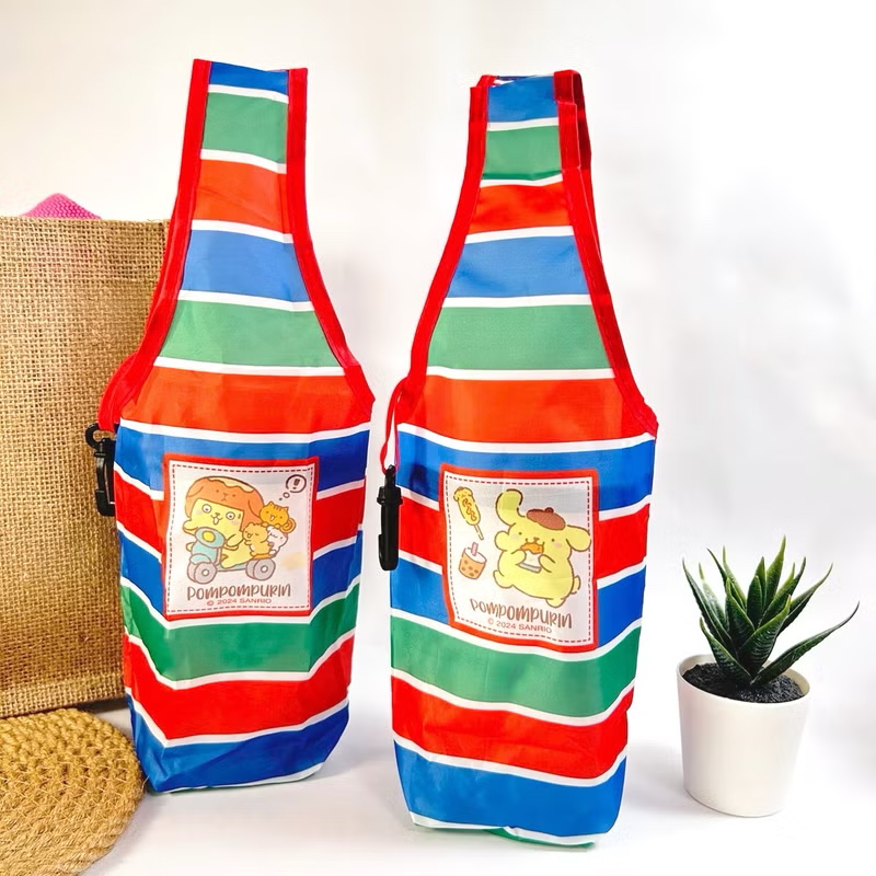 台灣直送【漫遊台灣】Sanrio飲料提袋 環保杯套 冰霸杯 茄芷袋