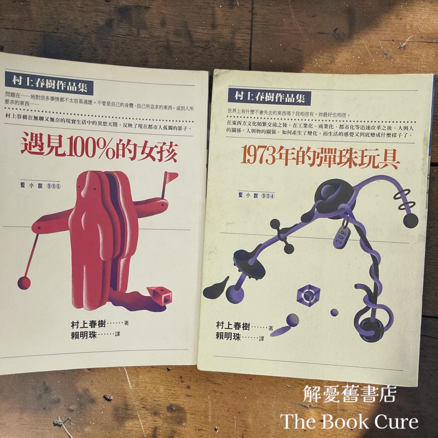 遇日月山竹山100%女孩、1973年的彈珠玩具 / 村上春樹 著