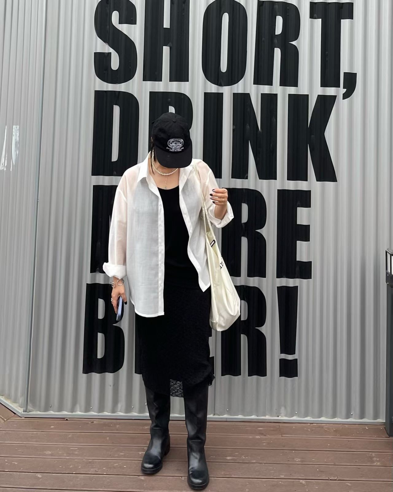 東大門女裝Fine | See-through shirt 