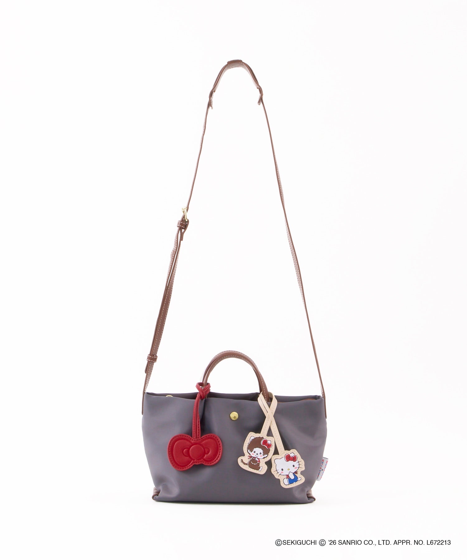 🎀【預訂】Monchhichi × Hello Kitty Charm mini bag G