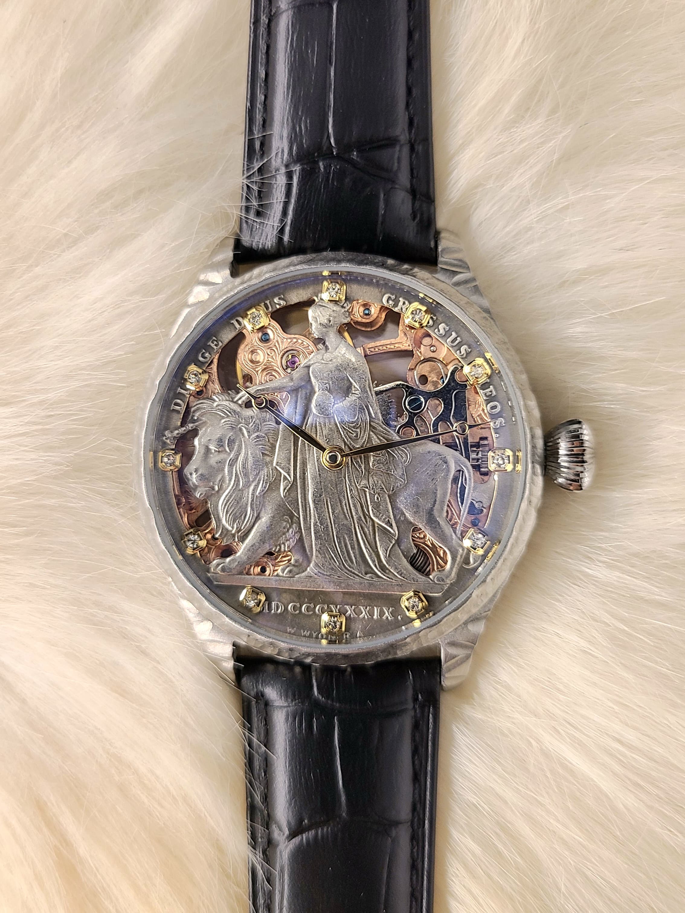 古董陀錶改造銀幣機械錶