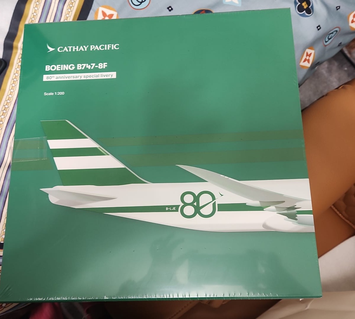 國泰航空 波音B747-8F80周年紀念特 別塗裝模型(1:200) Cathay Pacific