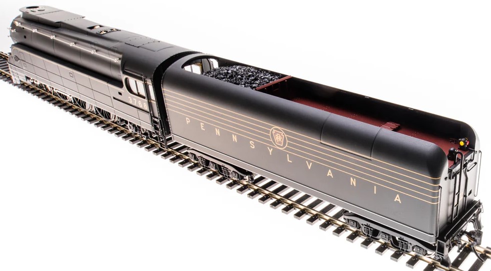 BROADWAY LIMITED PRR K4s Streamlined Steam DCC Sound and Smoke