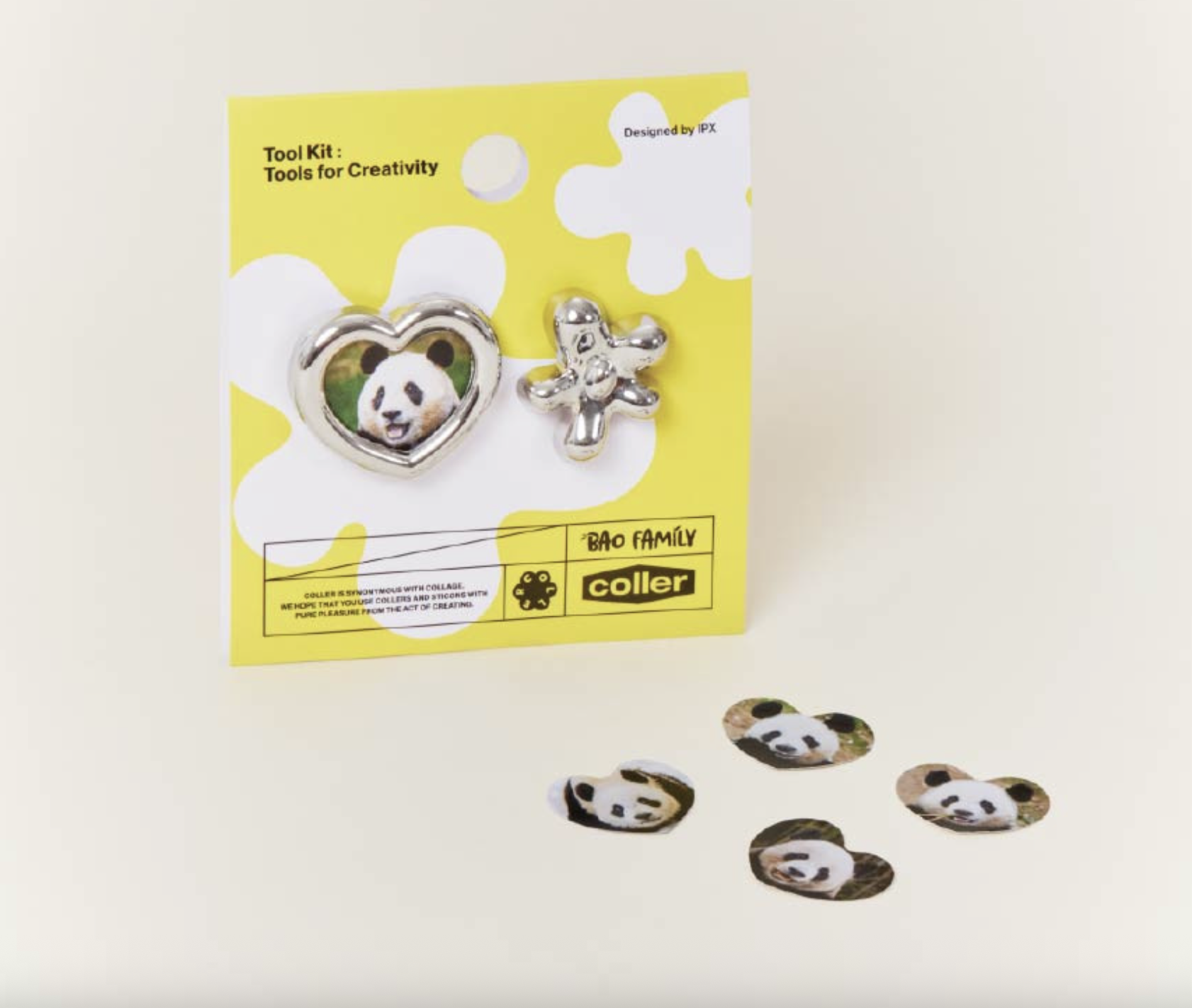 📦訂購 韓國代購 COLLER x Everland Bao Family 寶家族 STICON SET 洞洞配飾