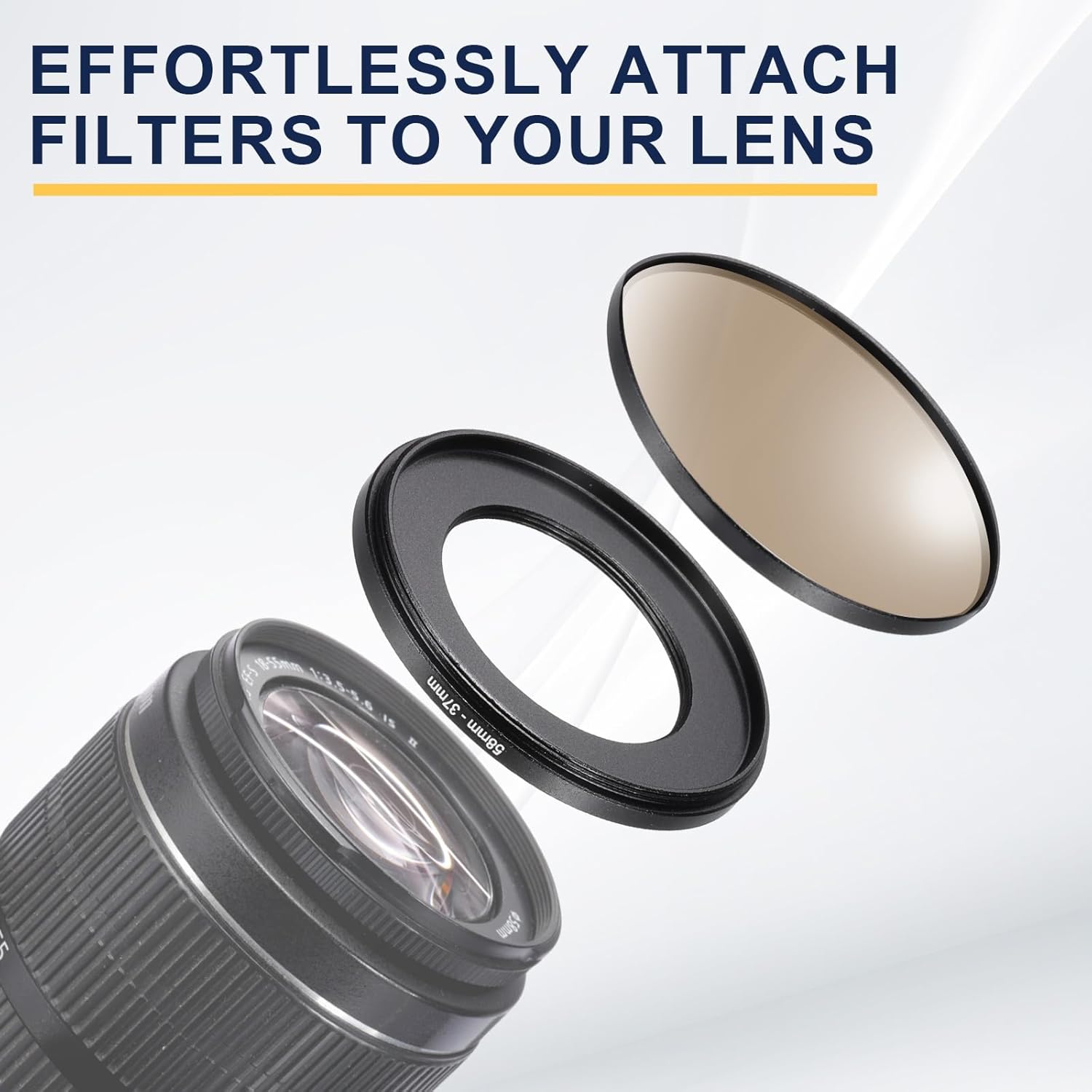 59mm - 55mm Aluminum Step Down Ring (濾鏡接環)