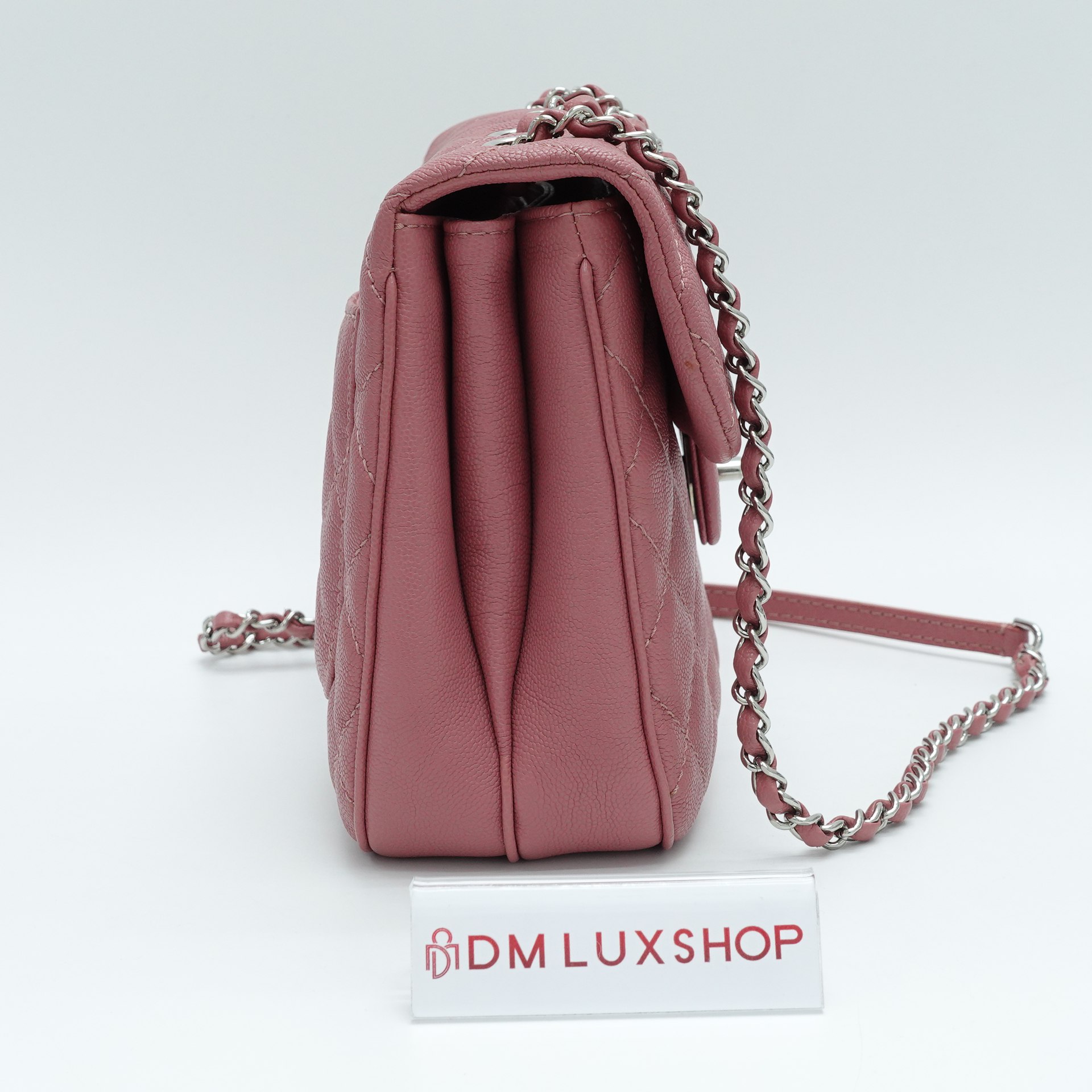 Chanel Pink Caviar Urban Companion Square Flap Bag SHW (Serial 25, Y: 2019)