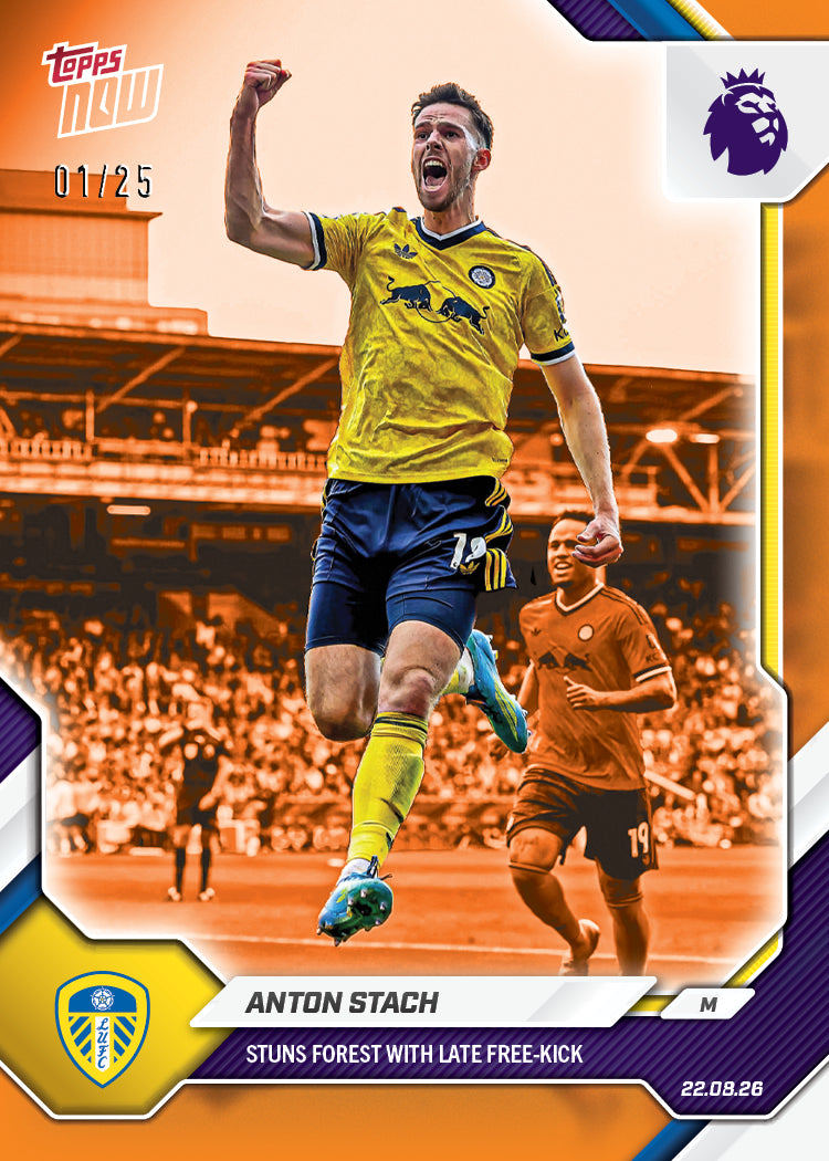 Anton Stach - 2026/27 Premier League Topps NOW® #3 紀念卡【團購】