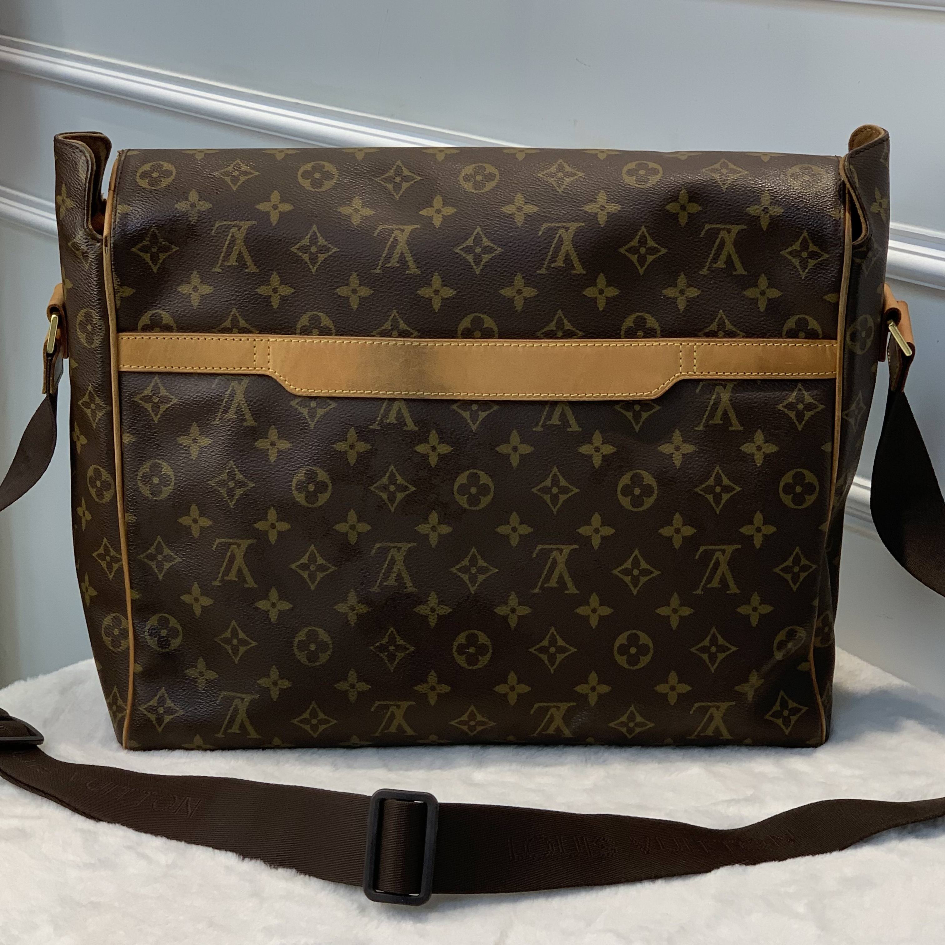 LV老花經典郵差包超大容量📣