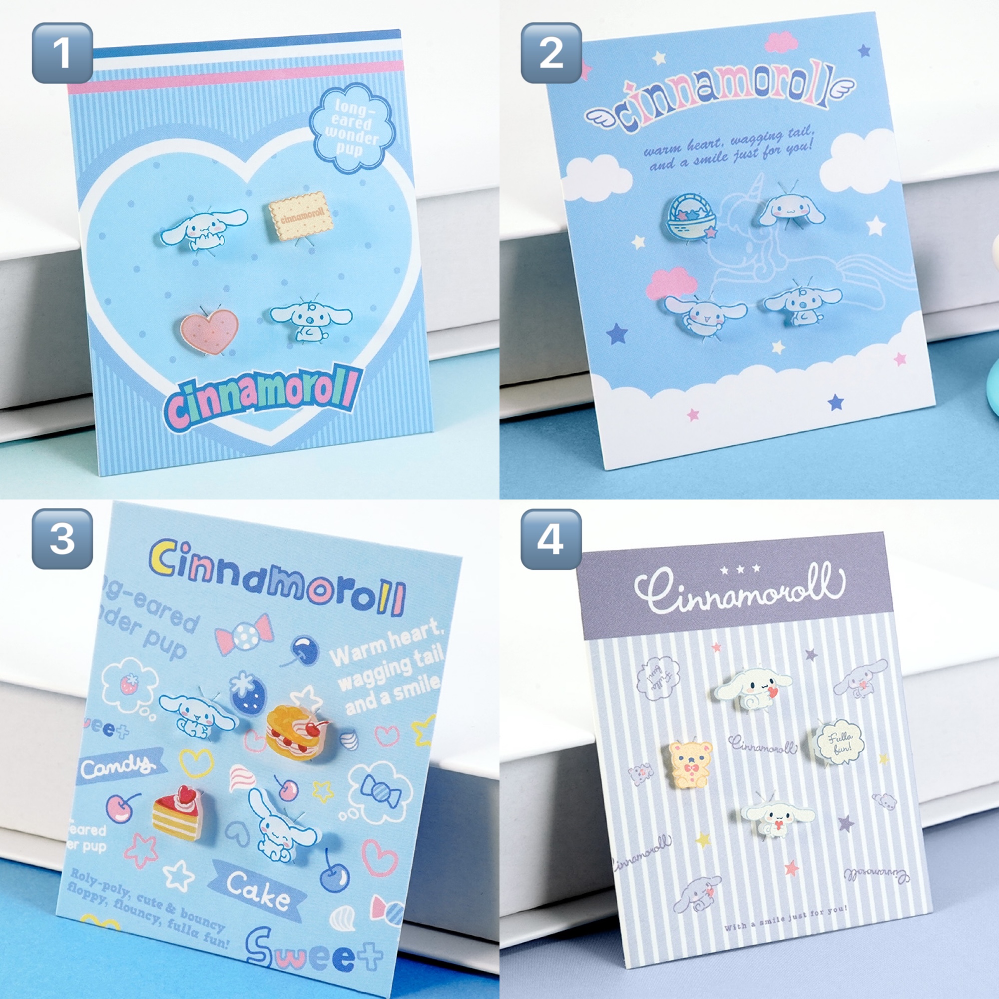 📦訂購 台灣限定 三麗鷗SanrioＸSTORY 故事銀飾 Cinnamoroll 系列 玉桂狗造型耳環