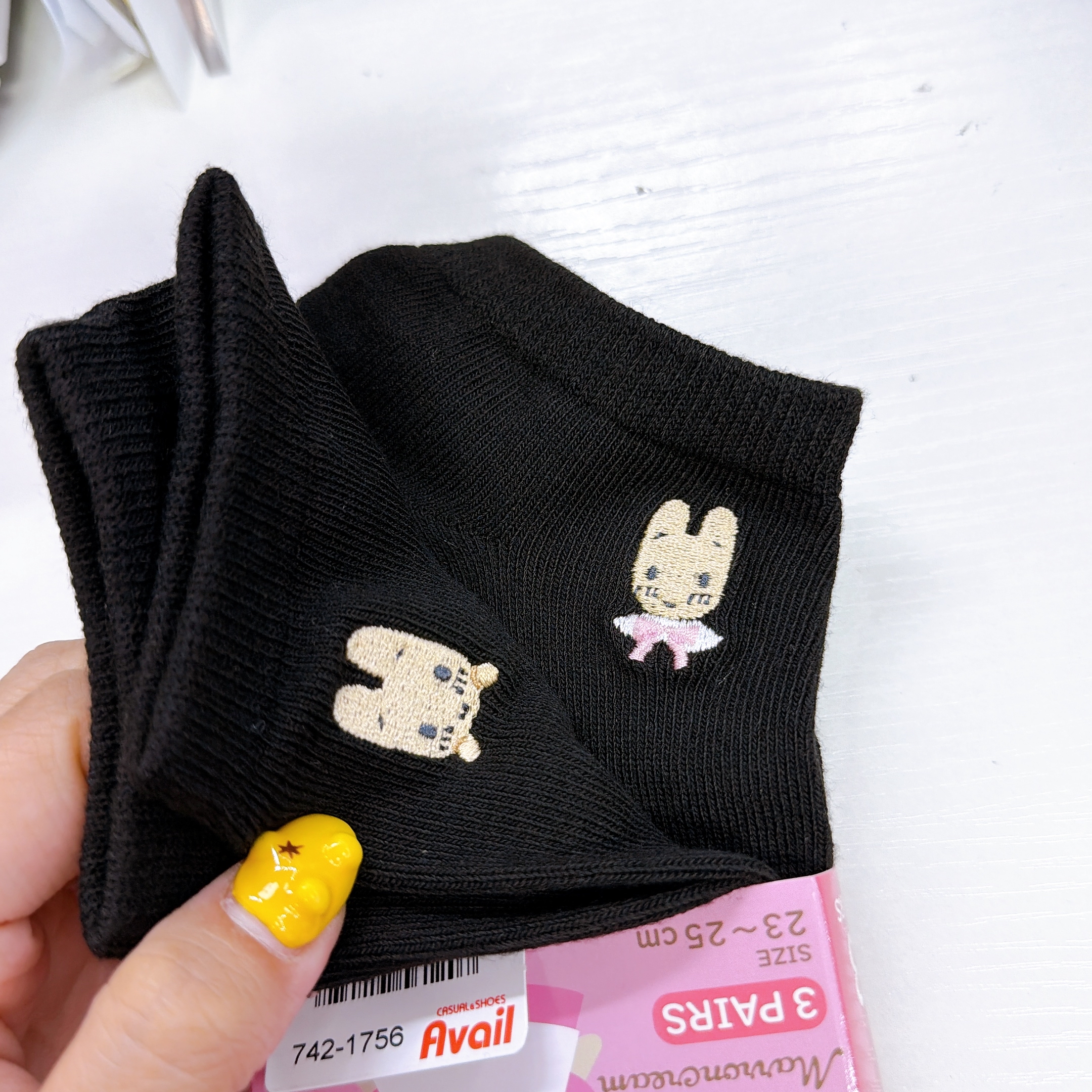 日本直送 Sanrio marron cream一set三對短襪