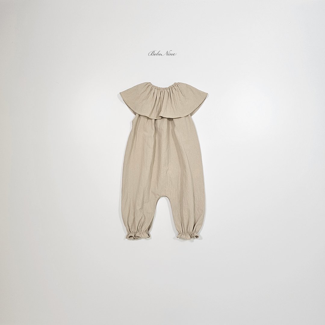 ☀️預訂 韓國直送☀️🇰🇷Bebenine兩色大荷葉領背心連身服