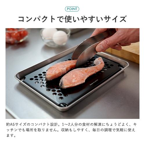 🔥🔥【日本製《關川鋼販》燕三条急凍食材隔汁雙層快速解凍盤】