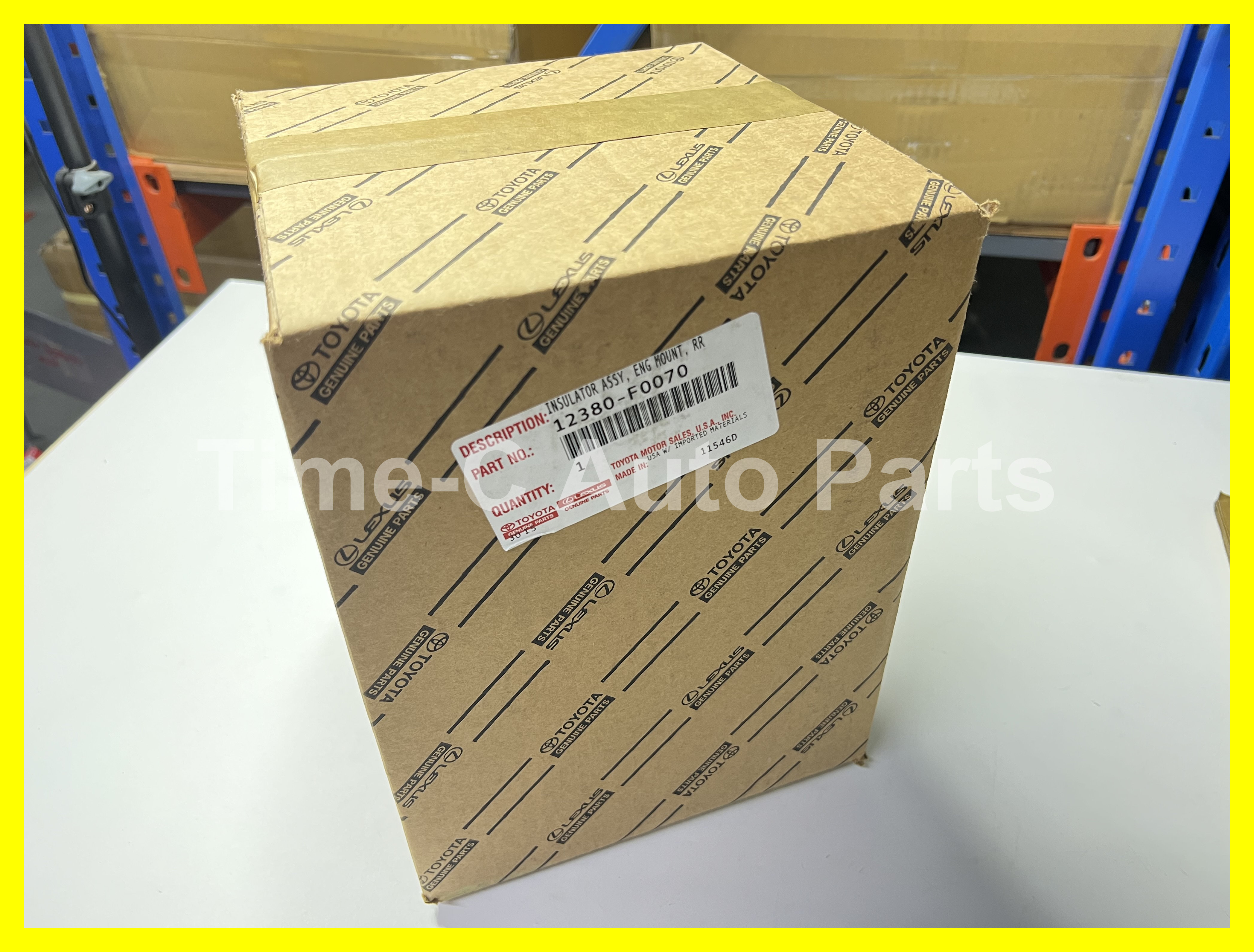 後機器膠 12380-F0070 - Toyota Alphard Vellfire 40系