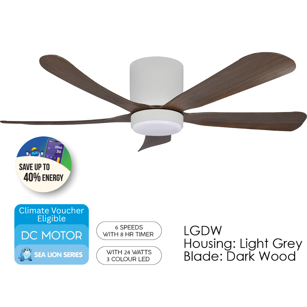 iFan 48/56in DC Motor Ceiling Fan 6 Speed Selection (IF8556) RU