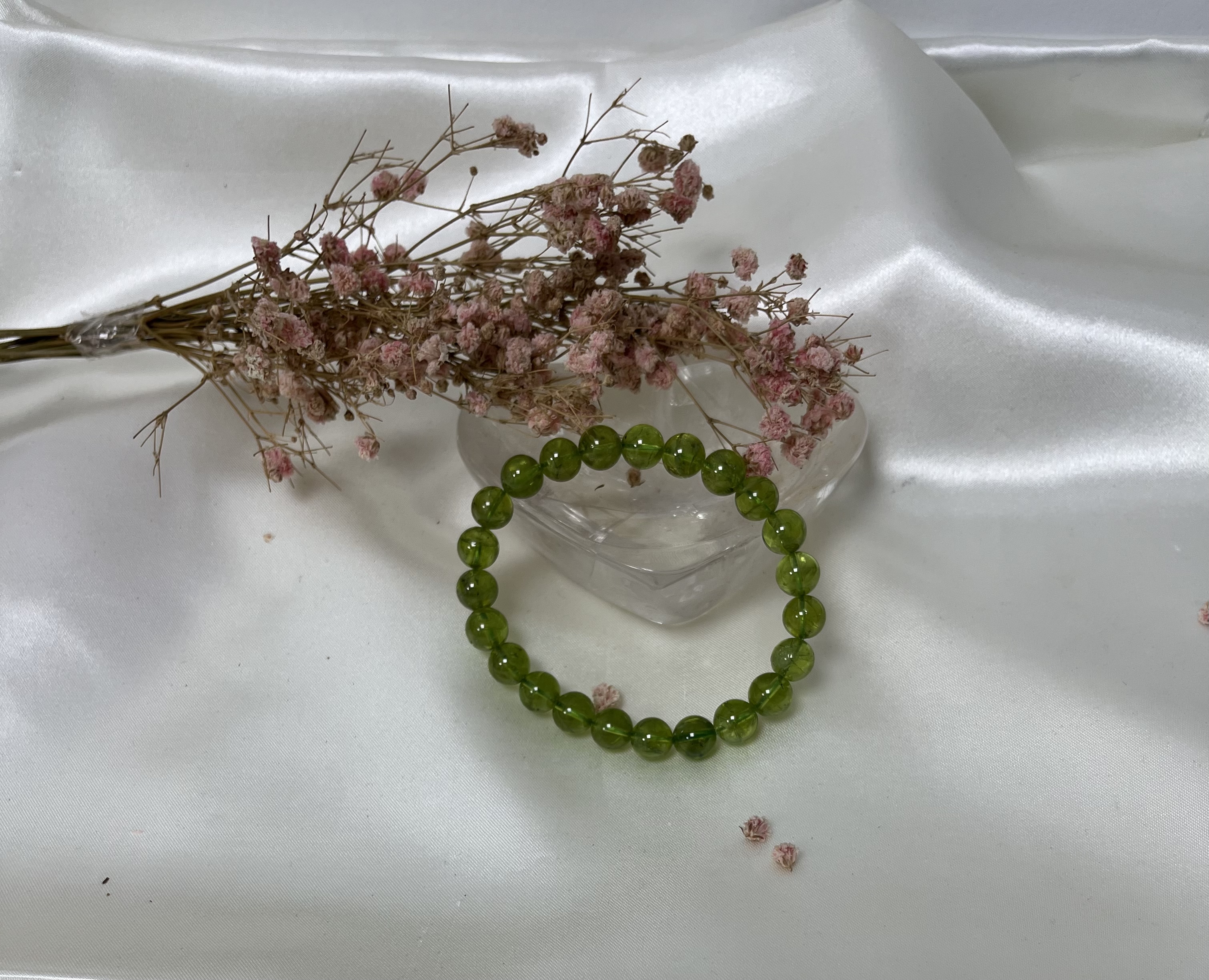 高品質天然橄欖石 8.6mm