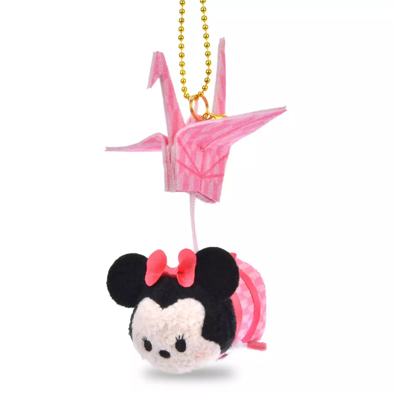 📦訂購 日本限定 東京迪士尼 Tokyo Disney Tsum Tsum 摺紙鶴 米妮老鼠 Minnie Mouse 鎖匙扣