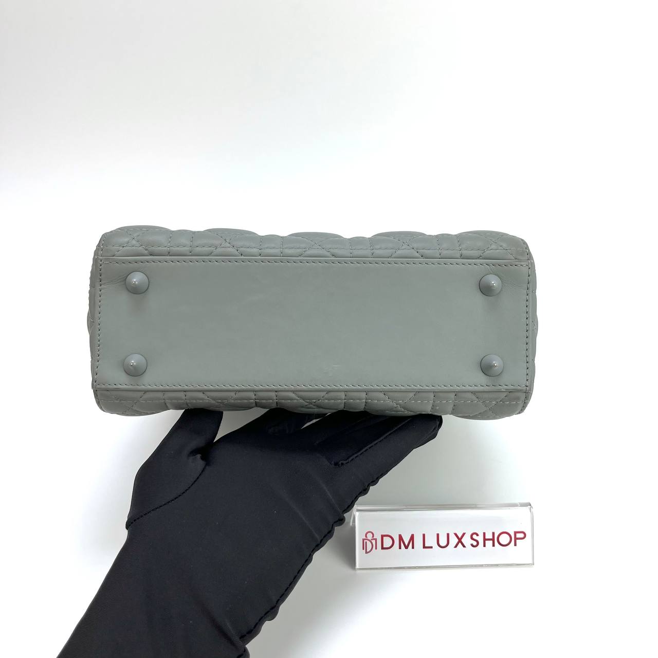 Dior Lady Dior Matte Gray Small