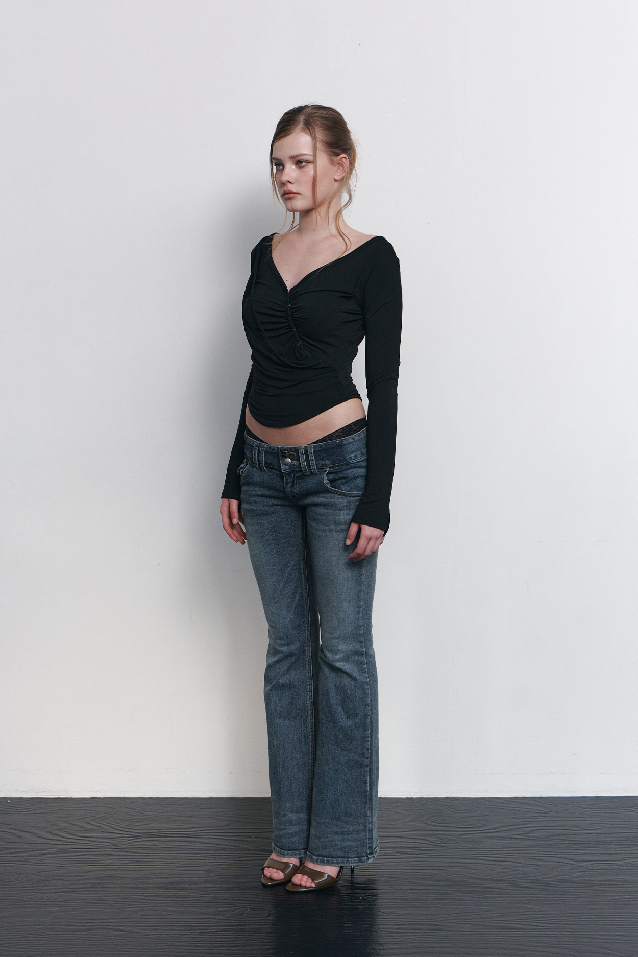 pleaseNOFOLLOW - Deba Long Sleeve Top (Black)