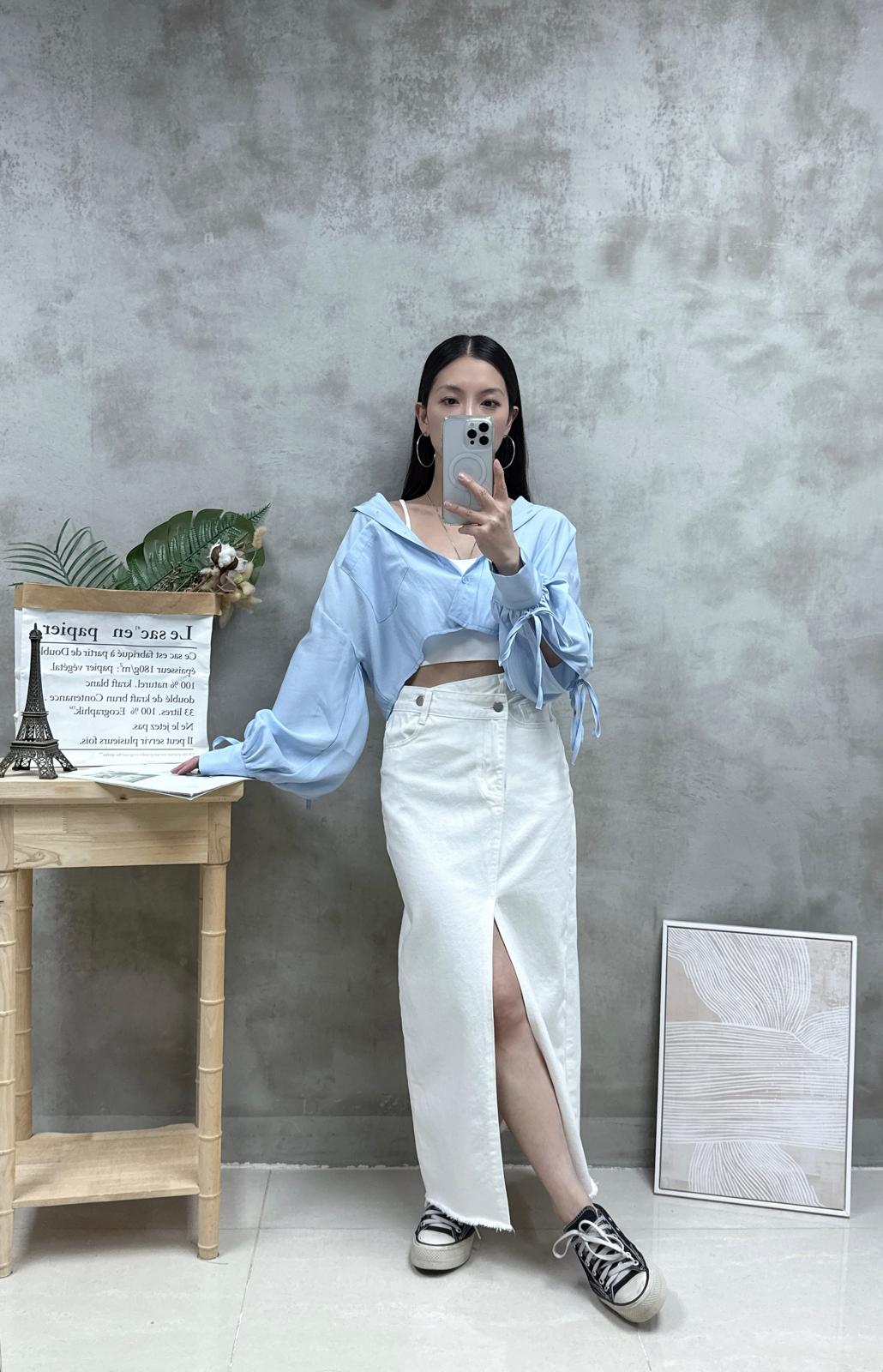 F26 打結蝴蝶䄂外套