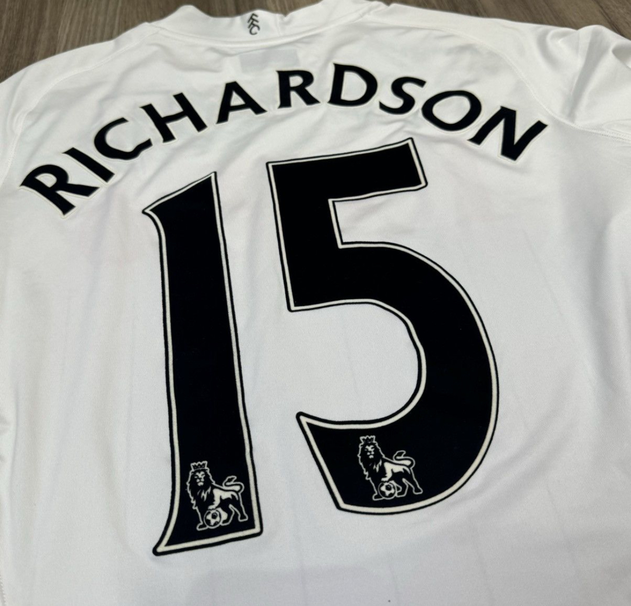 Fulham 12/13 home shirt  #15 Richardson 