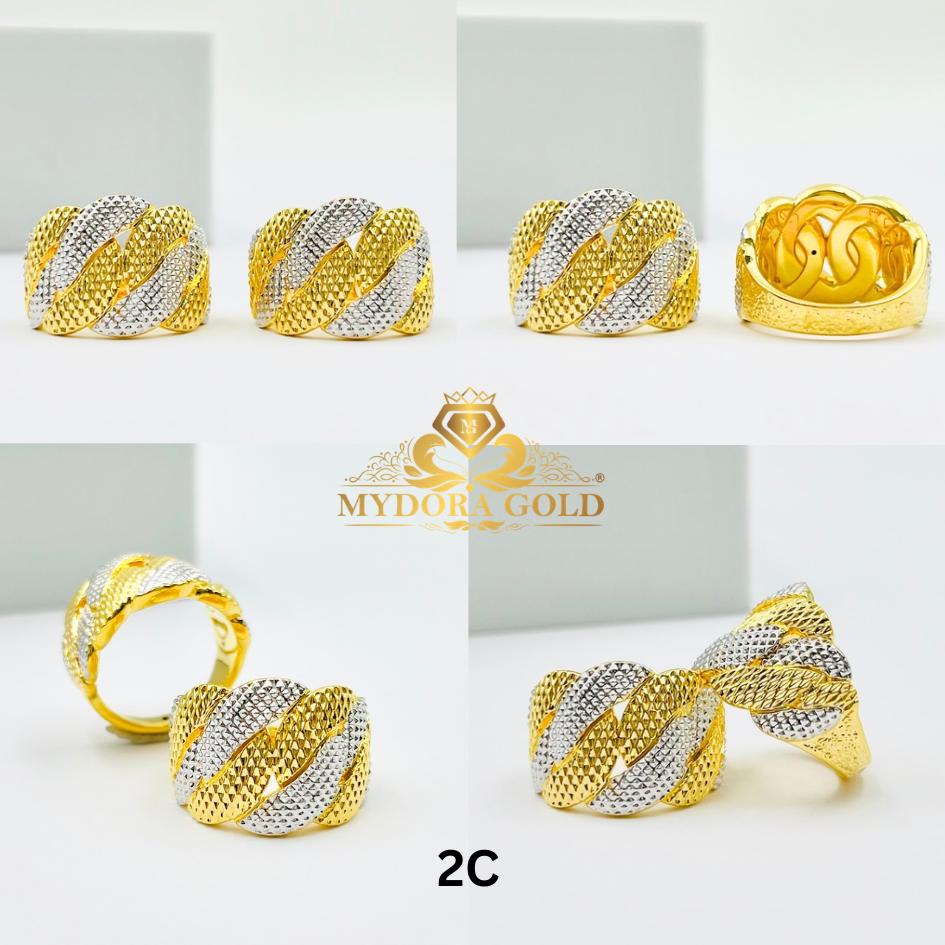 MYDORA Cincin Datin Kait Pahat (5G) l EMAS 916/22K