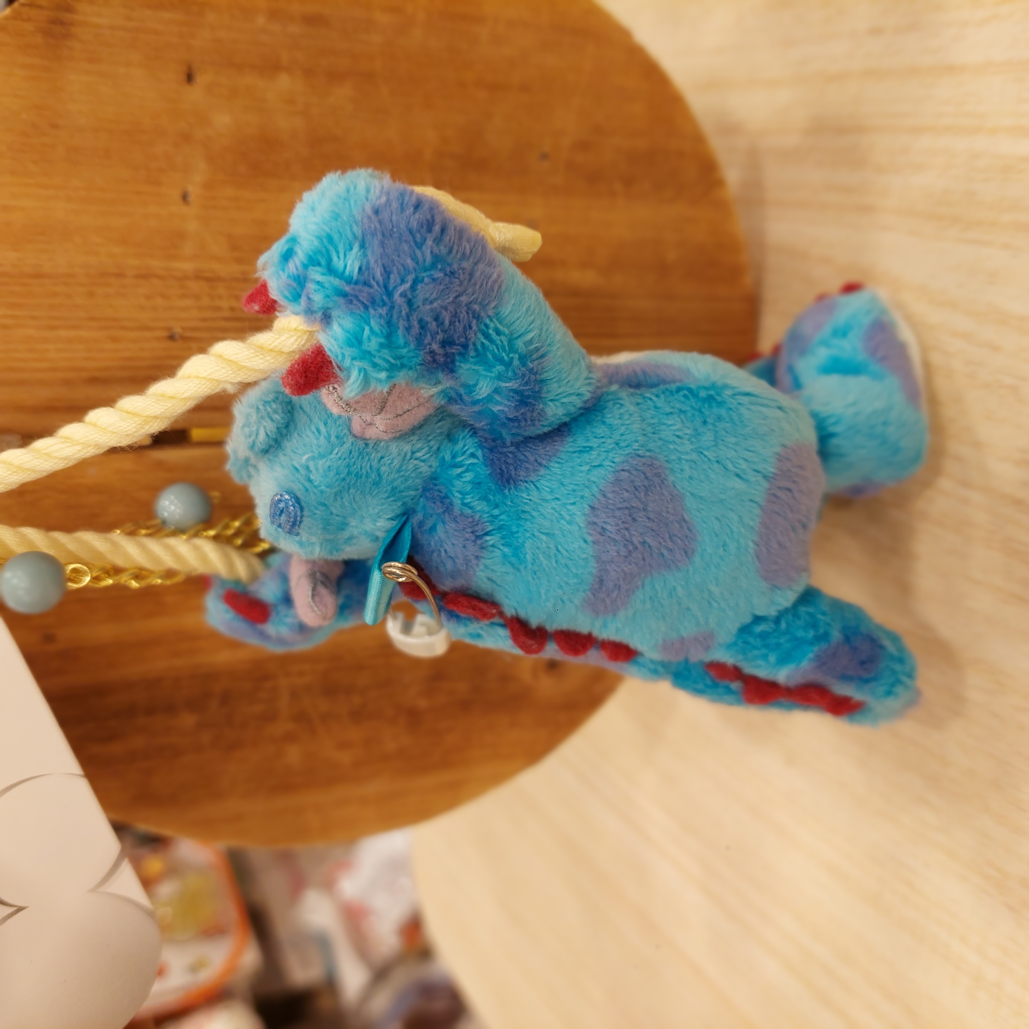 原裝日本Monster Inc 怪獸公司 毛毛 Sully 公仔吊飾 