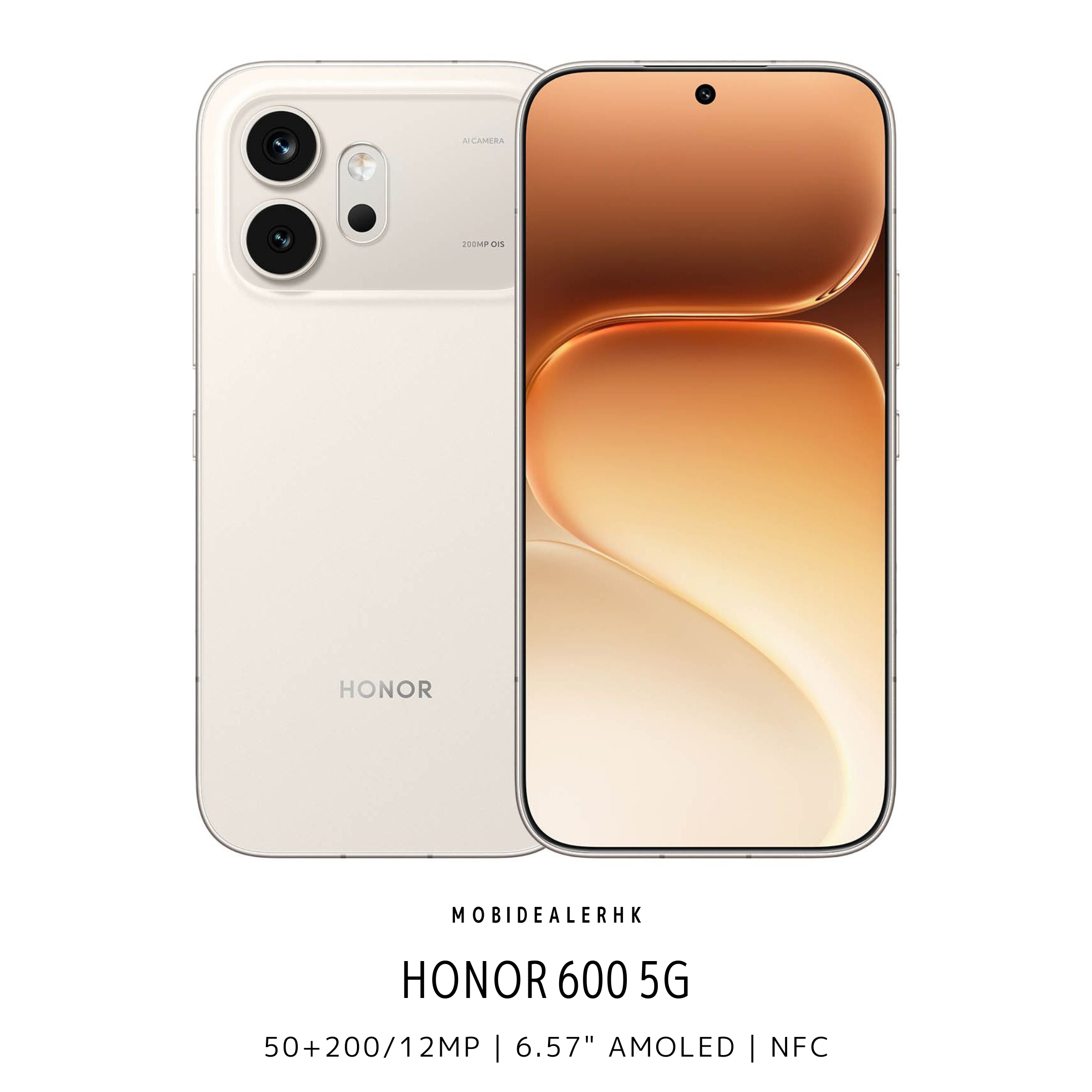 Honor 600 | 榮耀 600 | 5G | 智能手機 | 50+200/12MP | 6.57" AMOLED | NFC