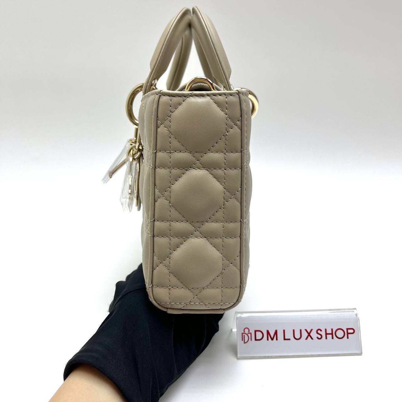 Dior Lady D-Joy Beige Medium GHW