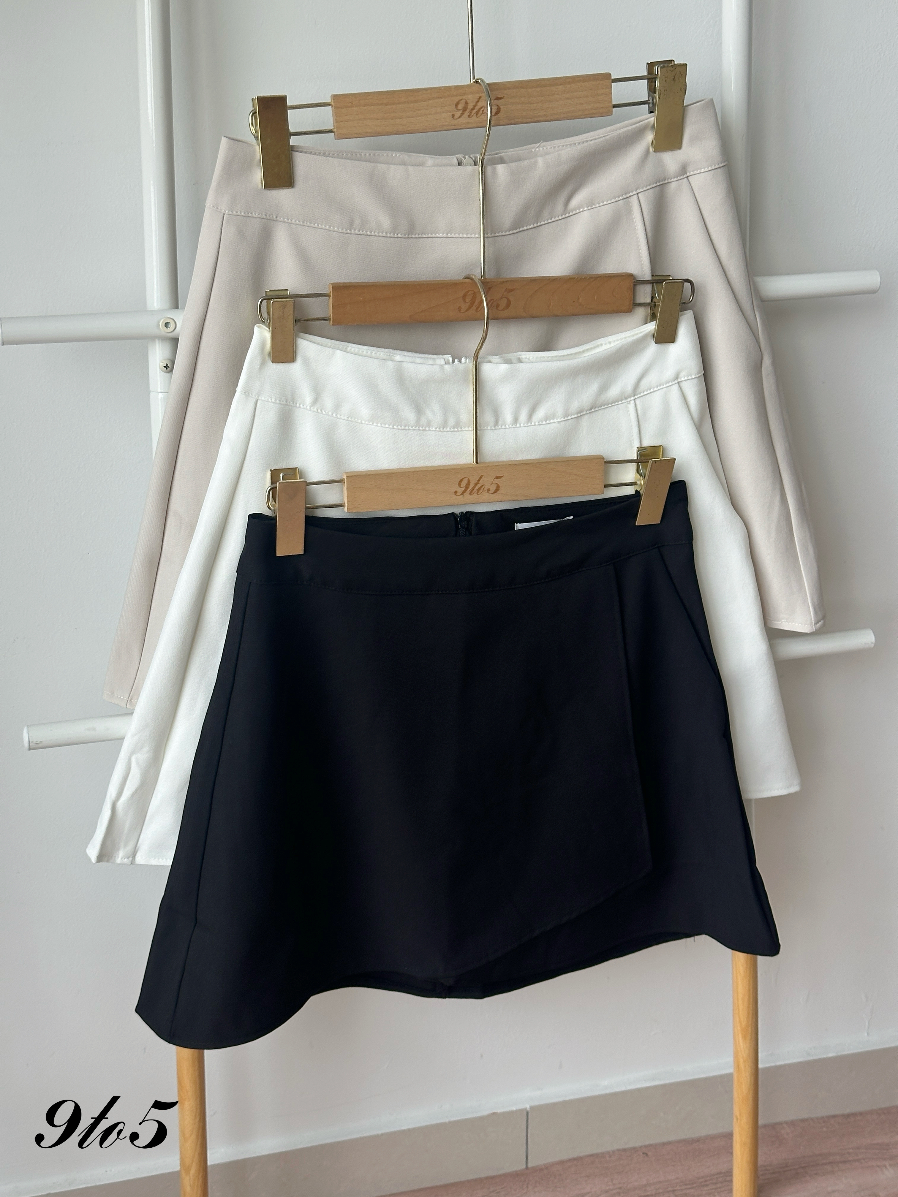 S1975 A Line Wrap Short Skort - 3 Colors