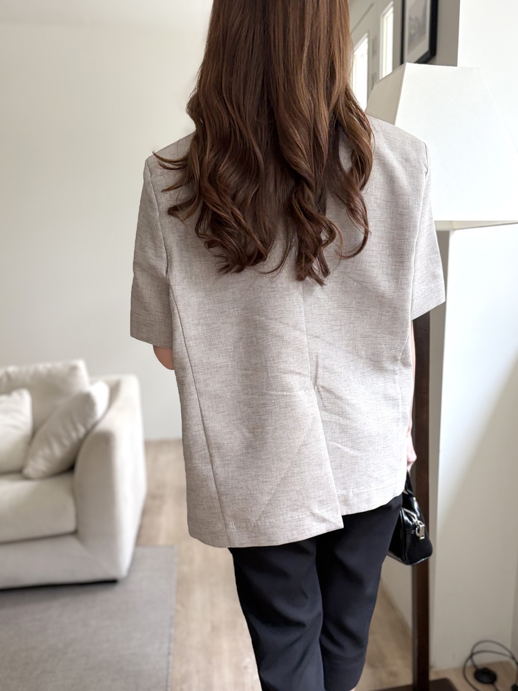 The Oversized Oatmeal Blazer