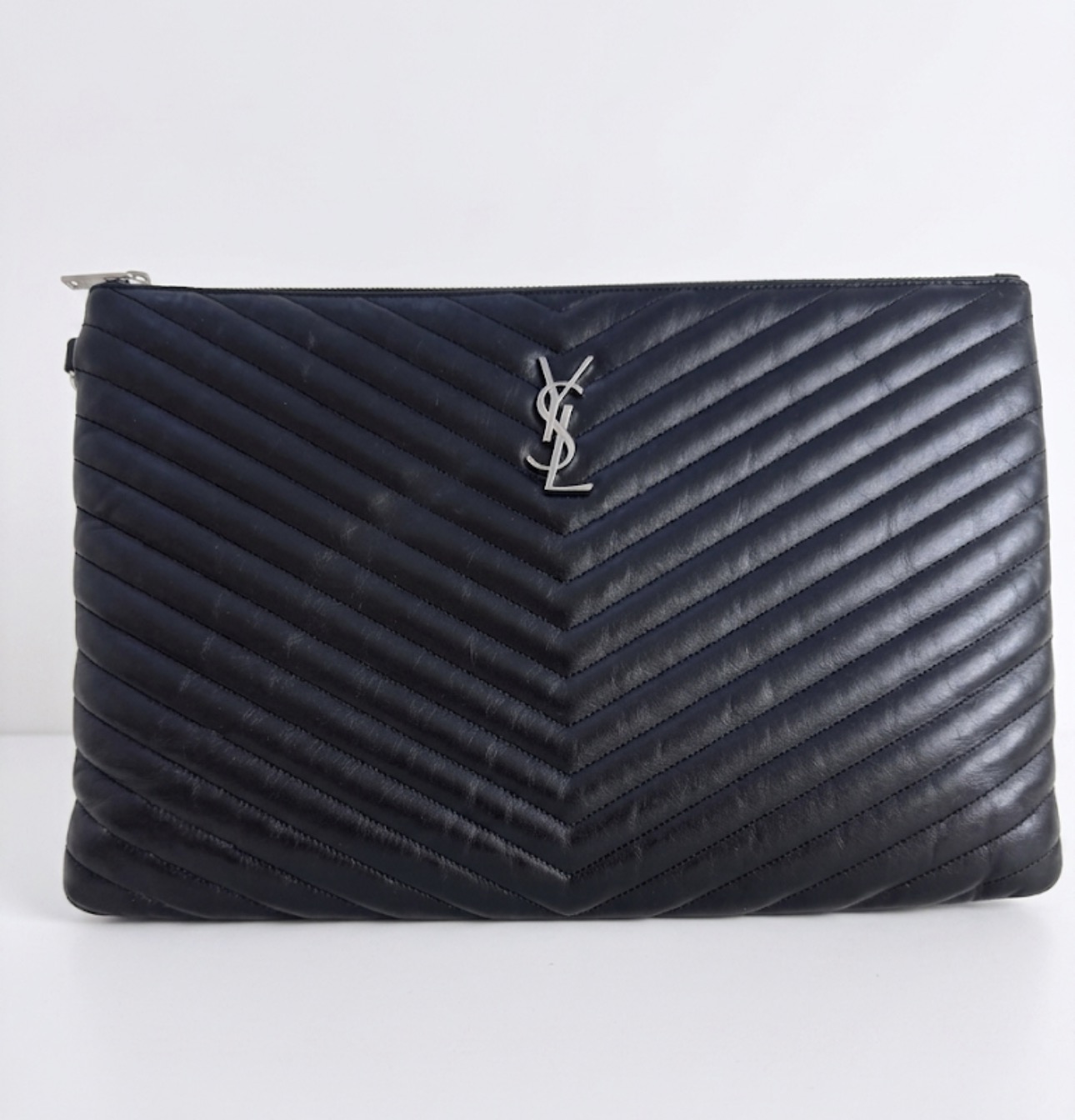 Yves Saint Laurent Monogram Matelasse Pouch
