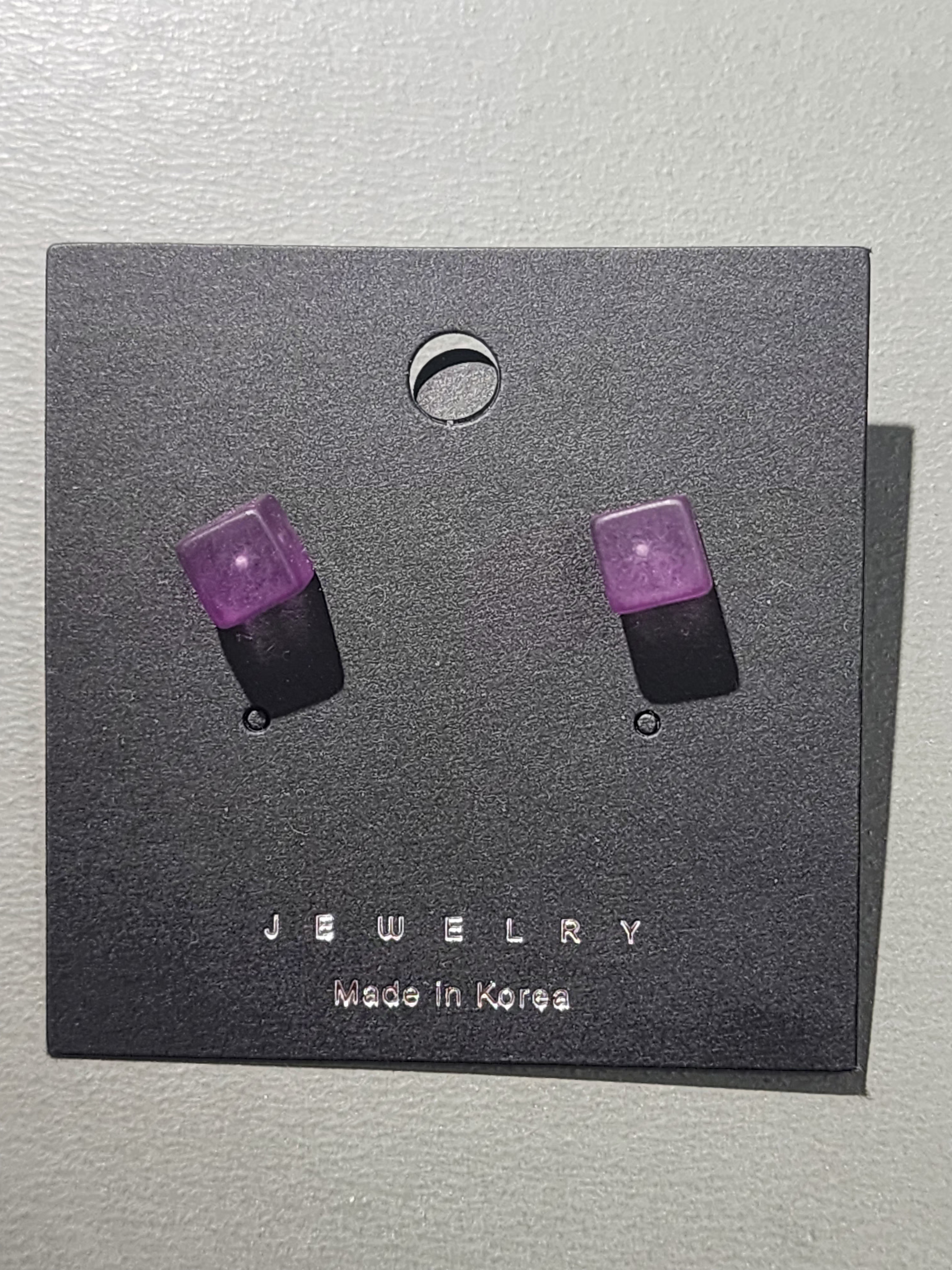 Ocr Candy Cube Stud Earrings