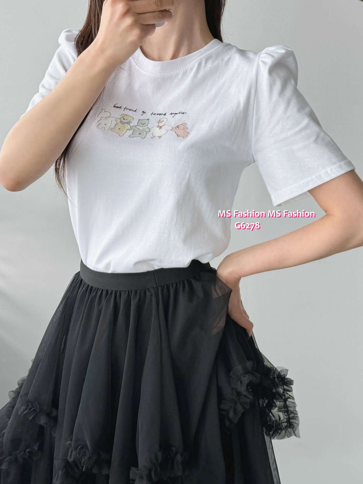 G6278 韓國🇰🇷可愛動物公主膊top