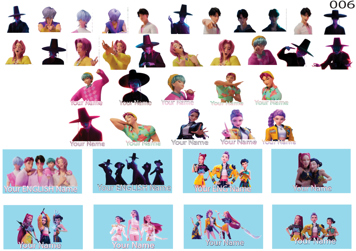 Sticker & Name