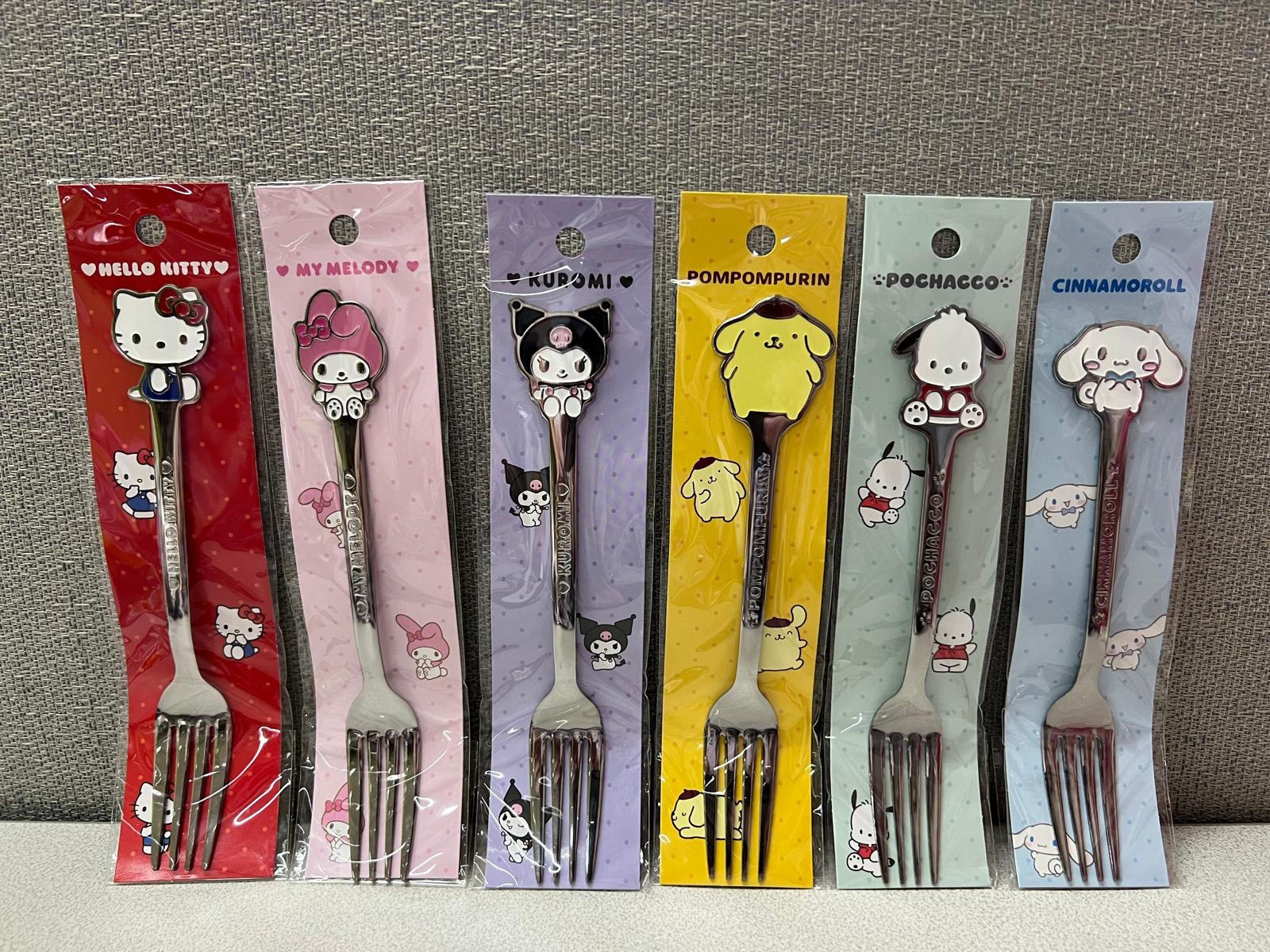 🎌日本直送🎌Kuromi 不鏽鋼 餐具系列