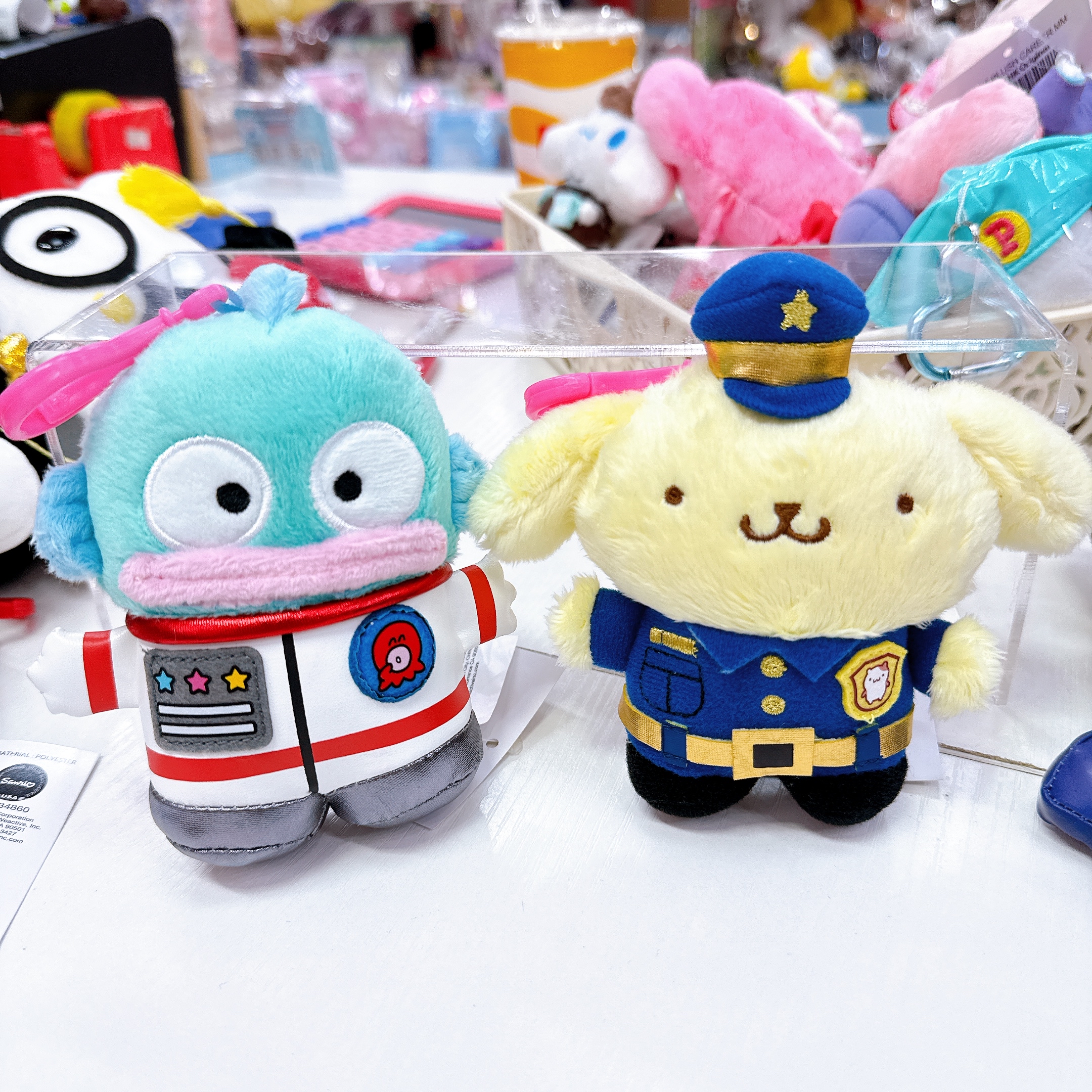 原裝行貨Sanrio布甸狗水怪新款不同職業公仔掛飾