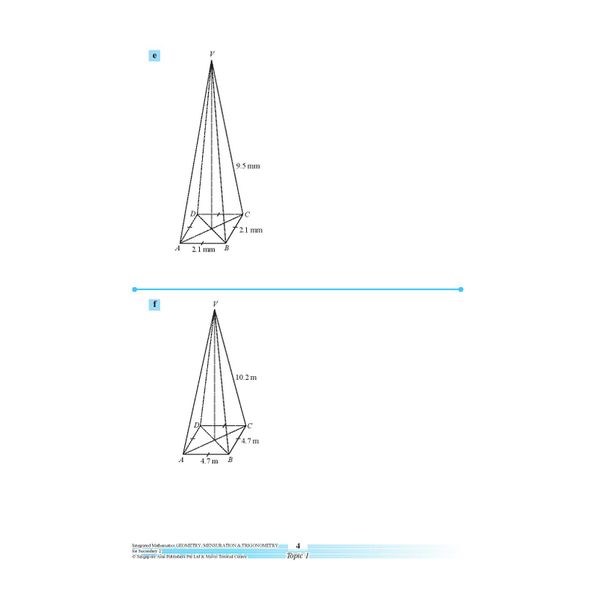 Secondary 2 Integrated Mathematics Geometry, Mensuration & Trigonometry 