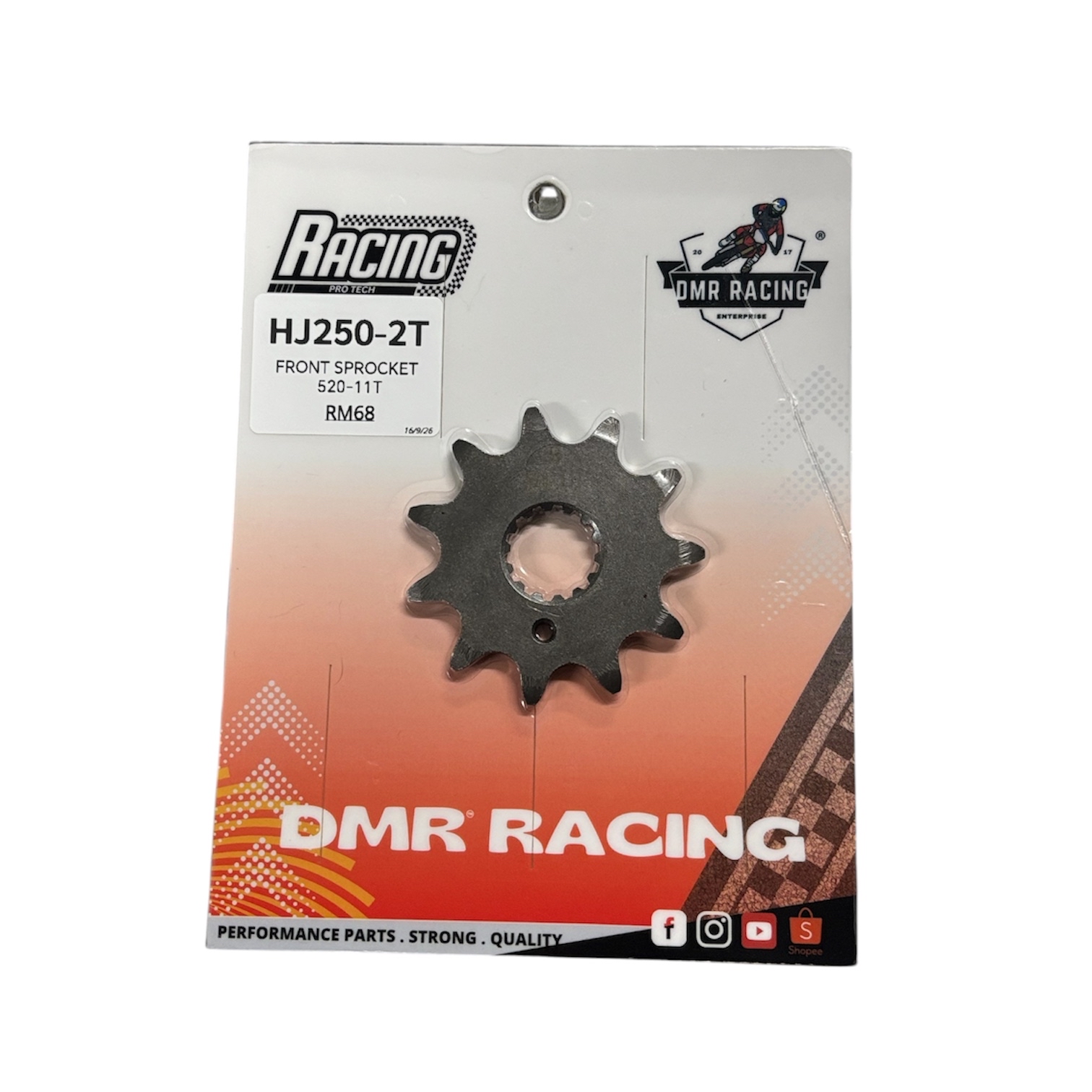 Motocross HENGJIAN HJ250 KEWS250 2 Stroke Front Sprocket 520 12T Rear 46T 47T 49