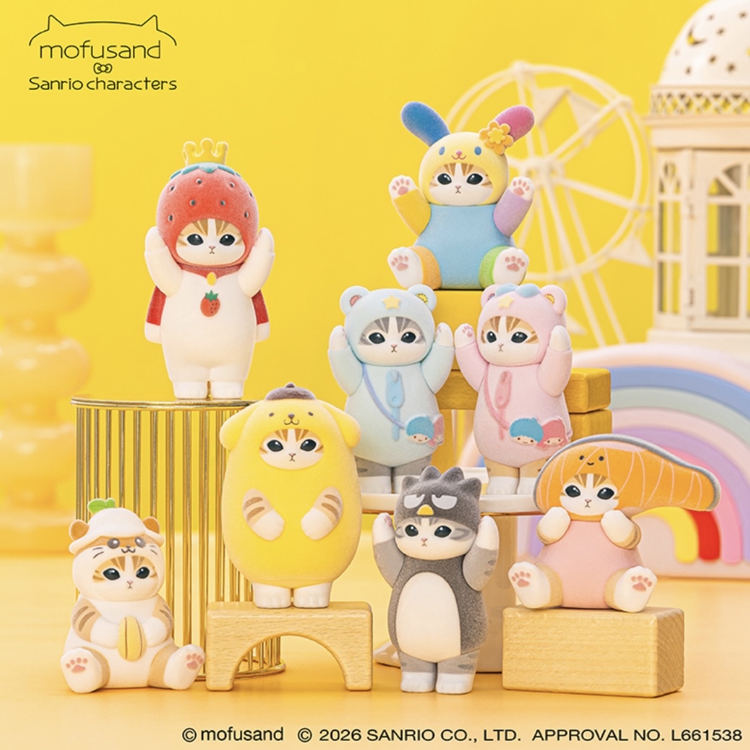 Mofusand 鯊魚貓 擺設原盒24個（未必齊24款）｜預訂