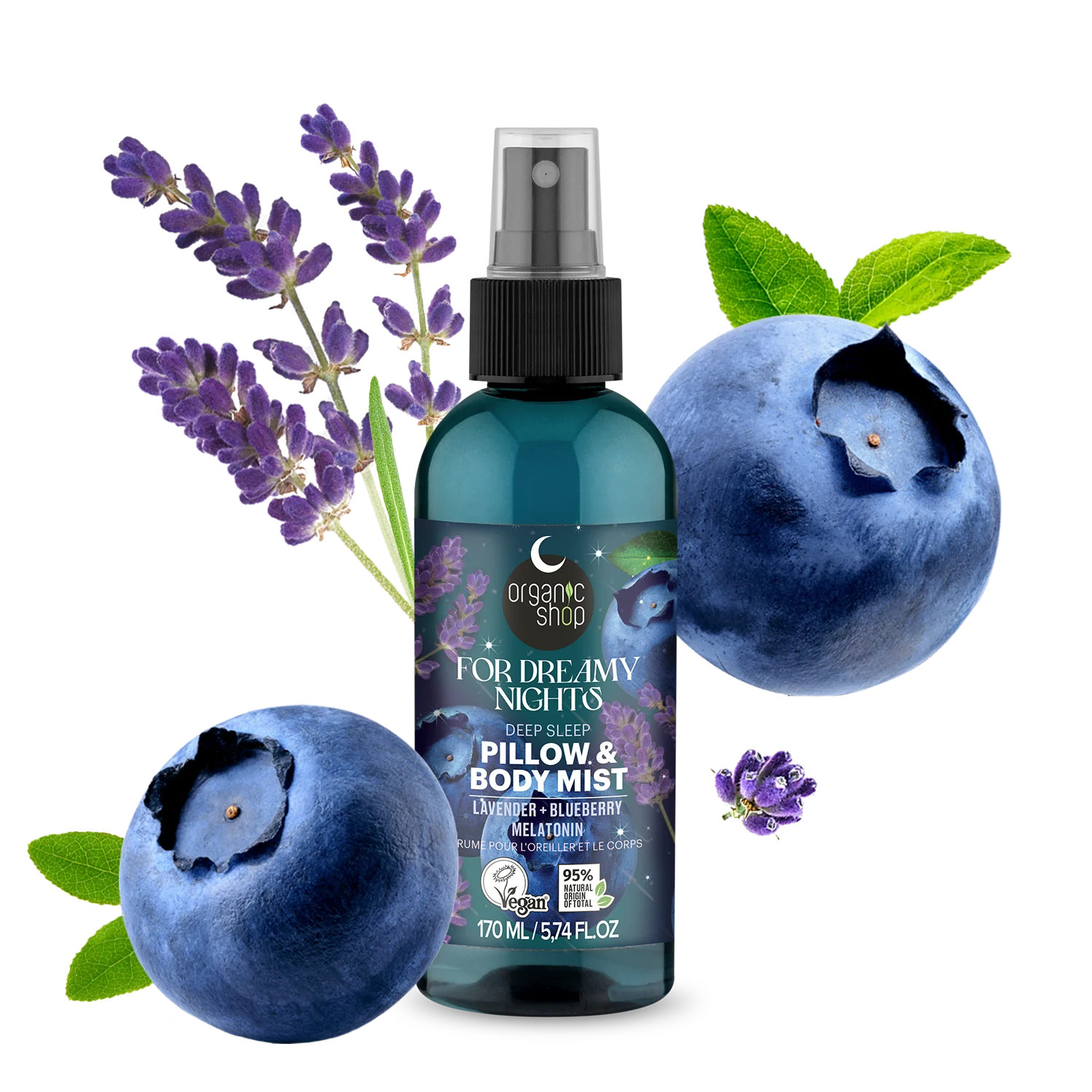 TP025 Natura Siberica  有機薰衣草 + 藍莓芳香舒緩噴霧 170ml 