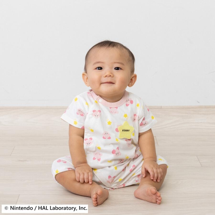 Kirby Baby 星之卡比嬰兒白色連身衣 70/80cm
